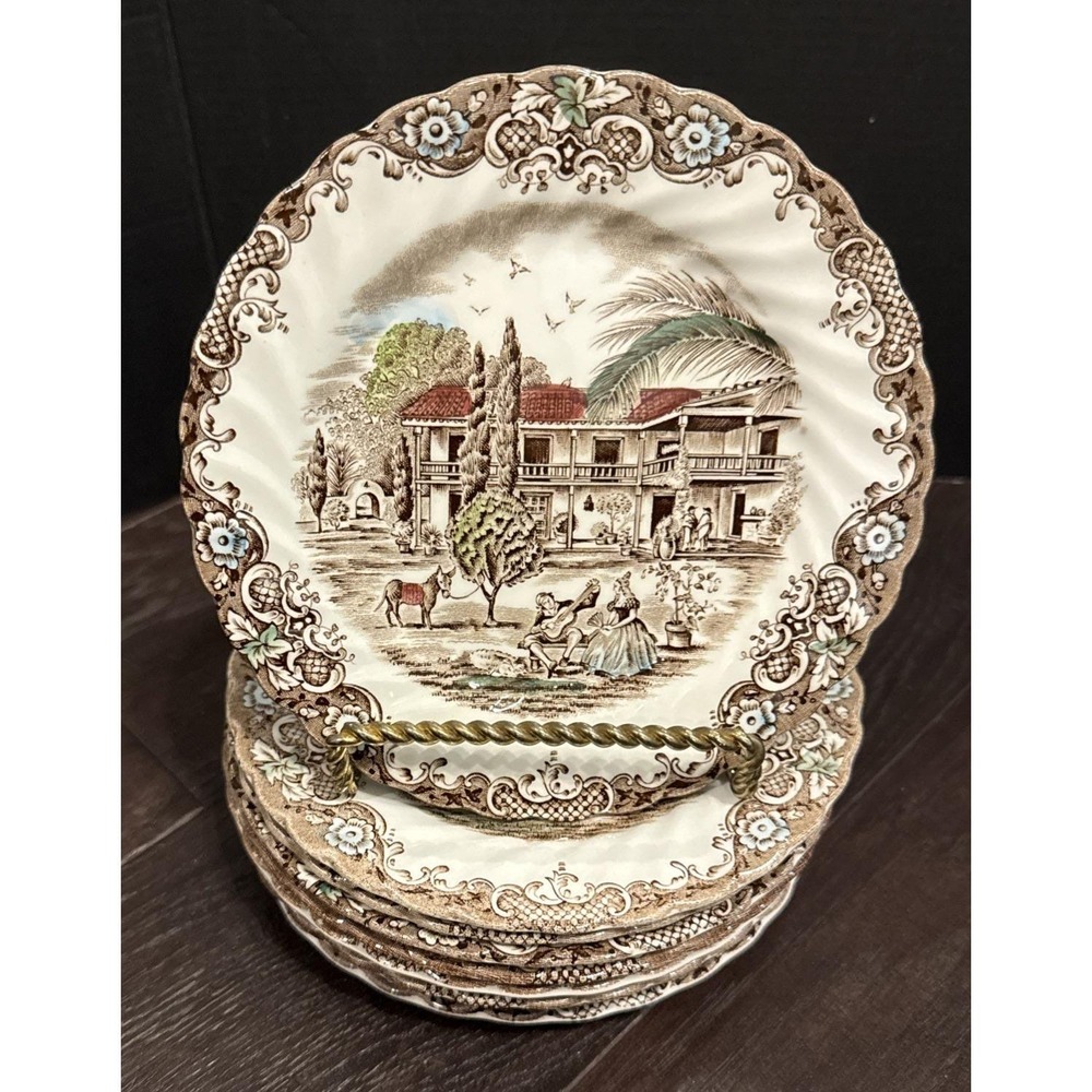 Heritage Hall Johnson Brothers Spanish American Hacienda Bread Butter Plates 9